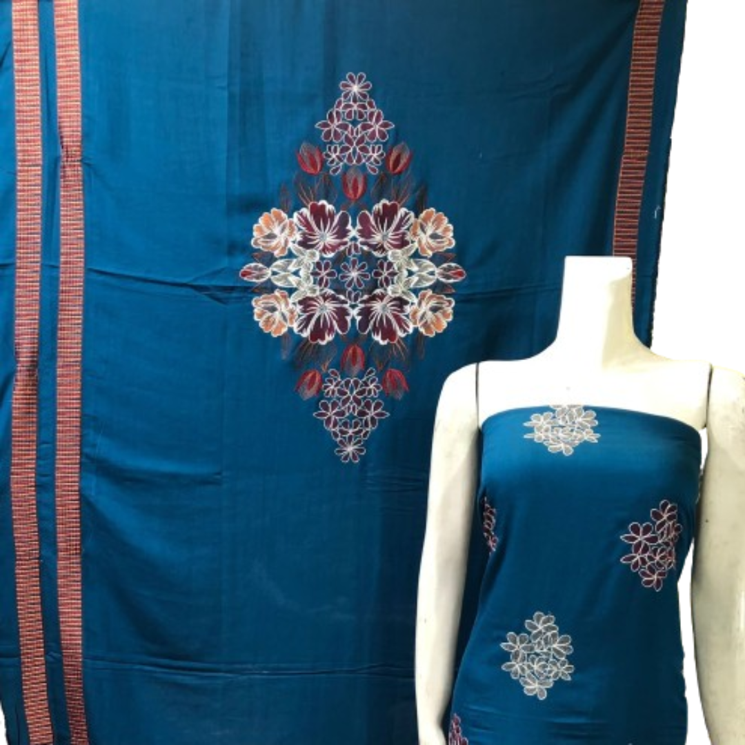 Karandi 3-Piece with Karandi Embroided Shawl