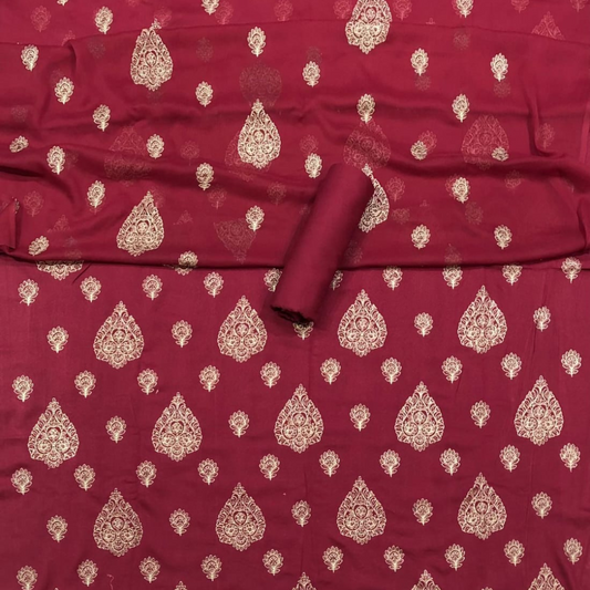 Karandi 3-Piece with Shiffon Duptta