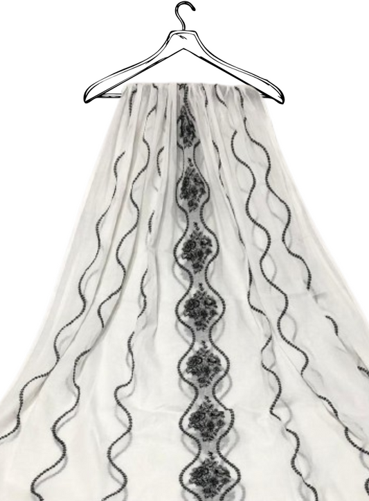 Pure Lawn Dyeable Dupatta