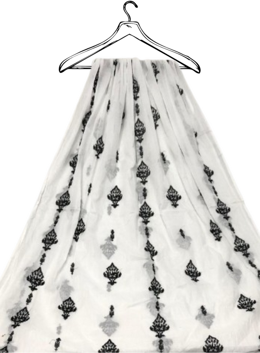 Pure Lawn Dyeable Dupatta