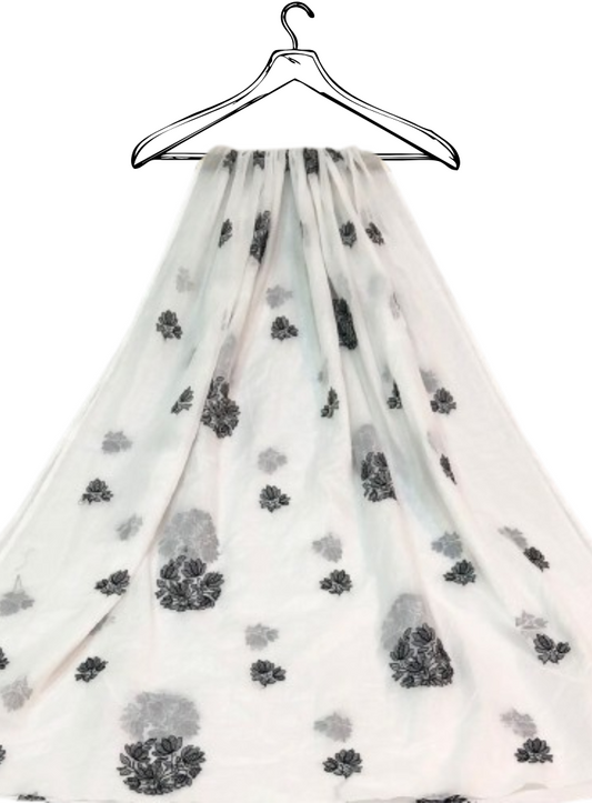 Pure Lawn Dyeable Dupatta