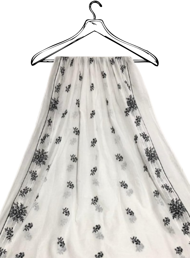Pure Lawn Dyeable Dupatta