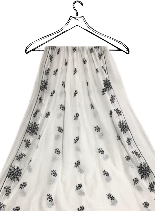 Pure Lawn Dyeable Dupatta