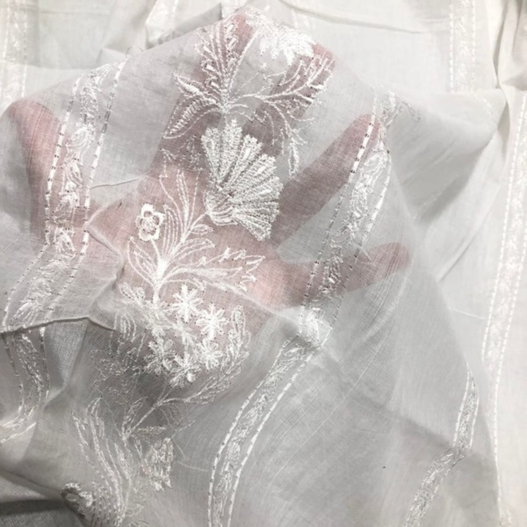 Pure Lawn Dyeable Dupatta