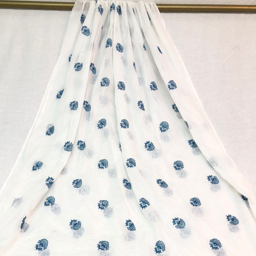 Pure Lawn Dyeable Dupatta