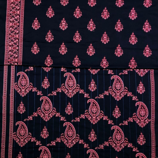 Karandi 3-Piece with Karandi Embroided Shawl