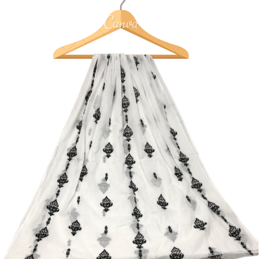 Pure Lawn Dyeable Dupatta