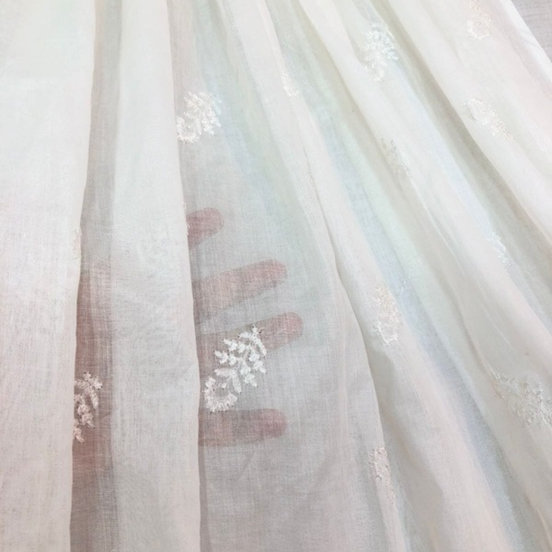 Pure Lawn Dyeable Dupatta