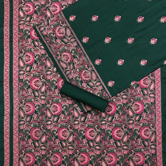 Karandi 3-Piece with Karandi Embroided Shawl