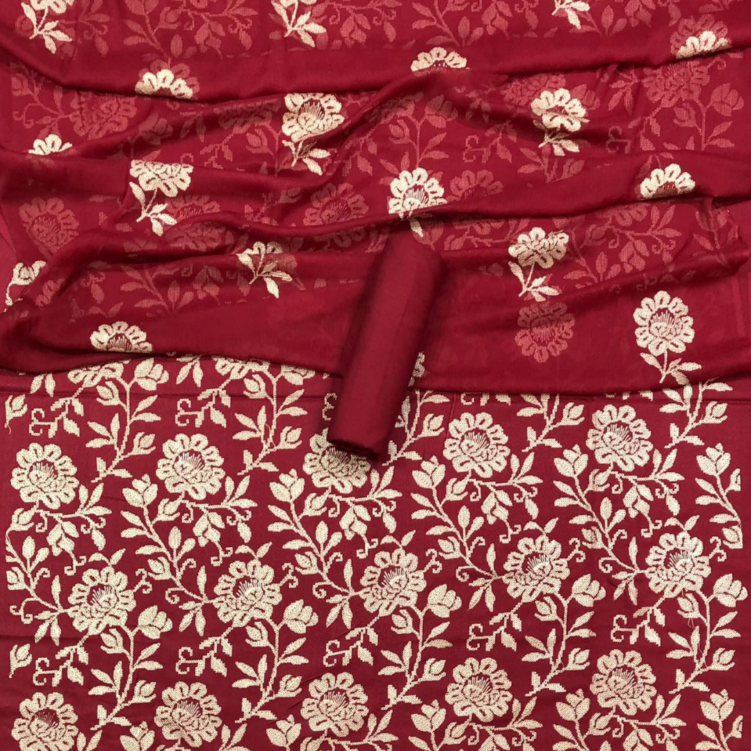 Karandi 3-Piece with Shiffon Duptta