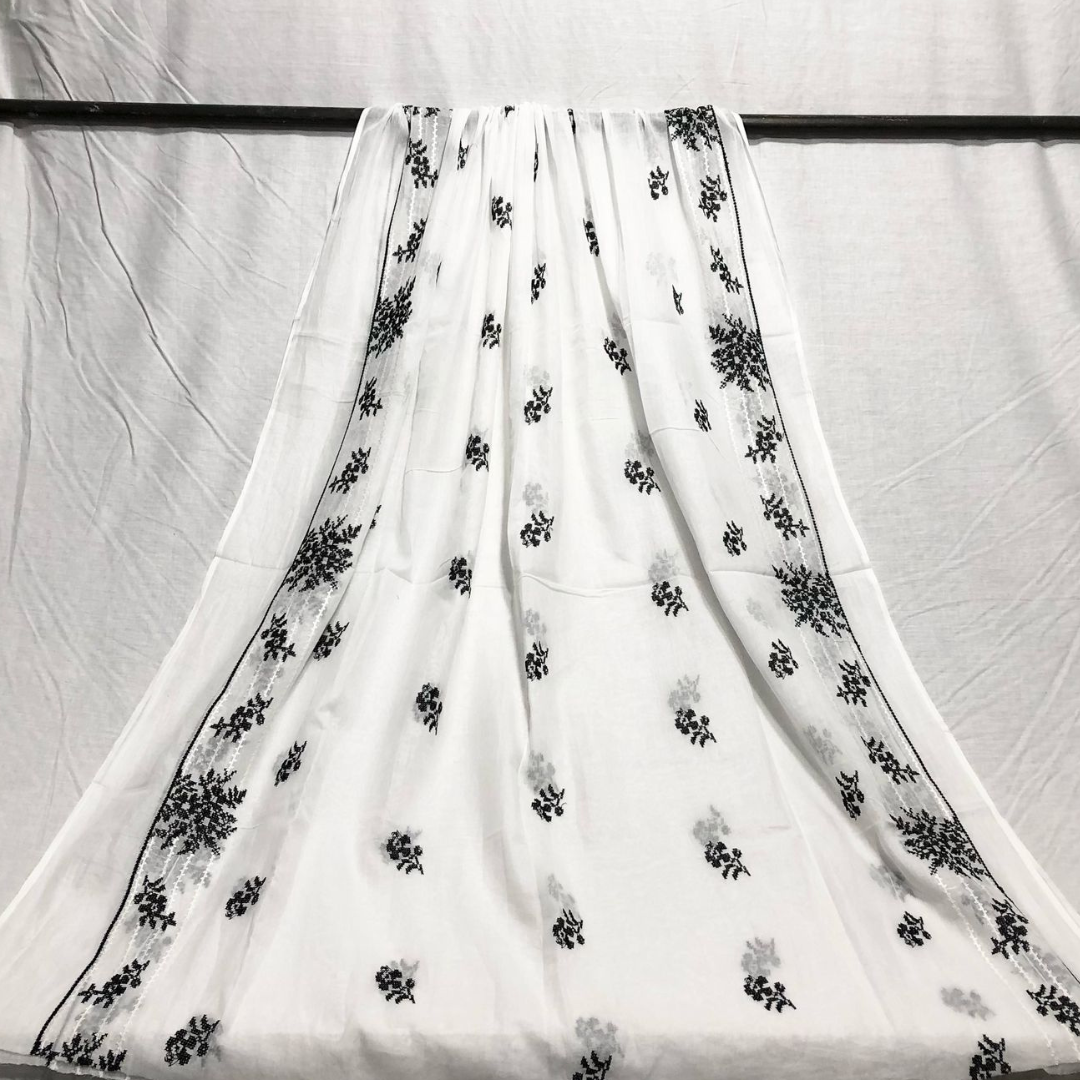 Pure Lawn Dyeable Dupatta