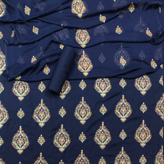 Karandi 3-Piece with Shiffon Duptta