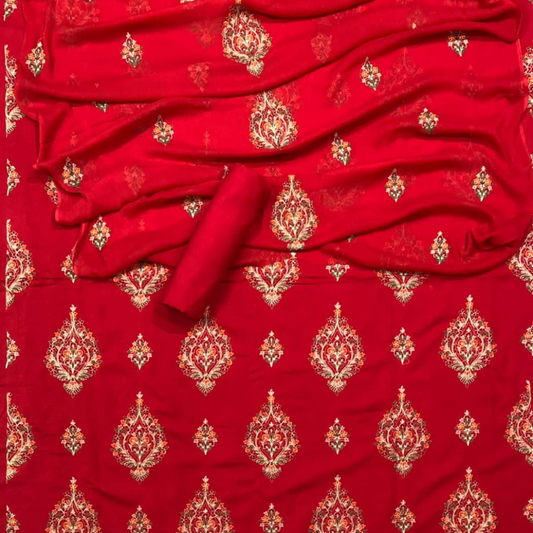 Karandi 3-Piece with Shiffon Duptta