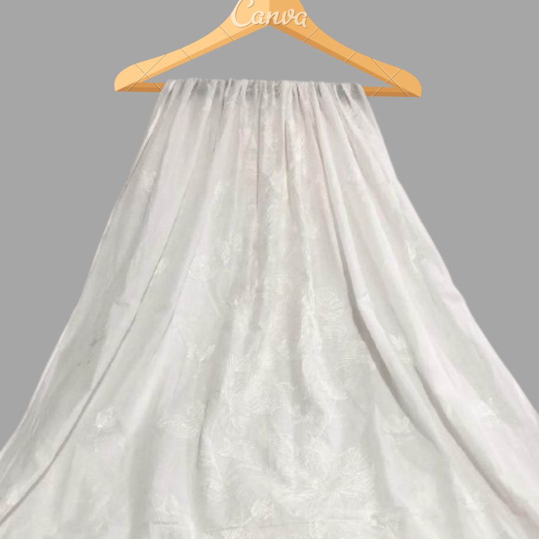 Pure Lawn Dyeable Dupatta