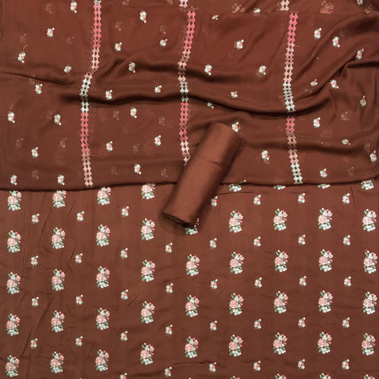 Karandi 3-Piece with Shiffon Duptta