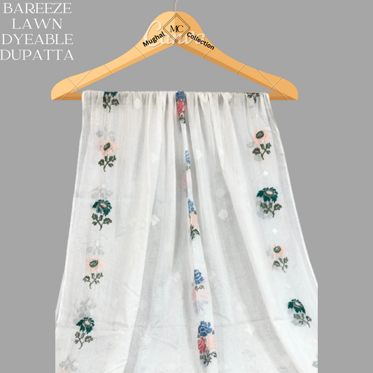 Pure Lawn Dyeable Dupatta