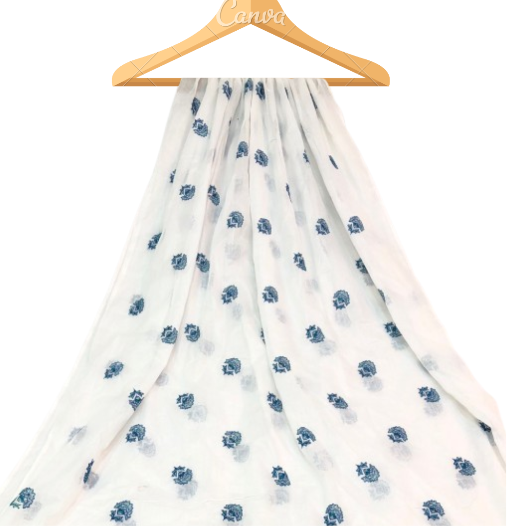 Pure Lawn Dyeable Dupatta