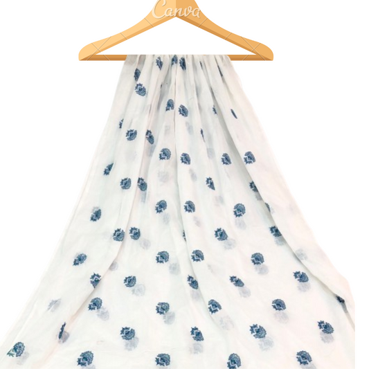 Pure Lawn Dyeable Dupatta