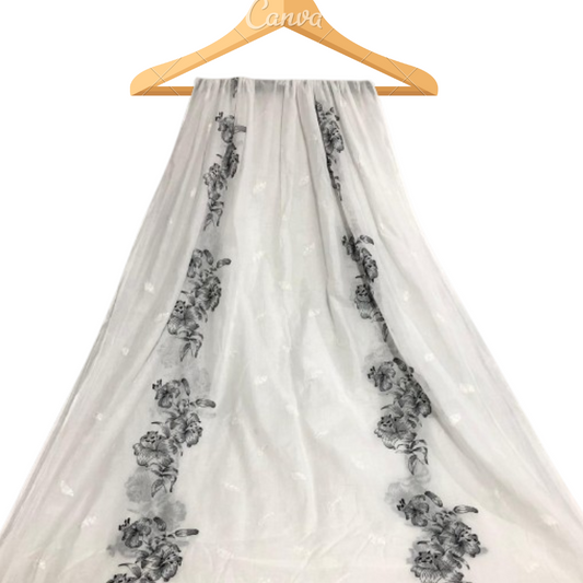 Pure Lawn Dyeable Dupatta