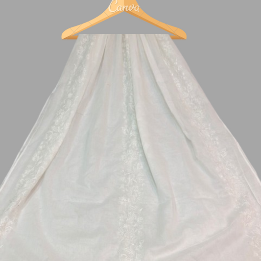 Pure Lawn Dyeable Dupatta