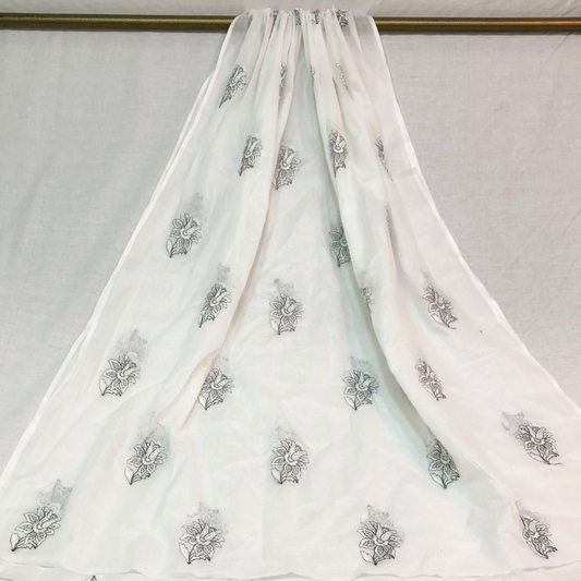 Pure Lawn Dyeable Dupatta
