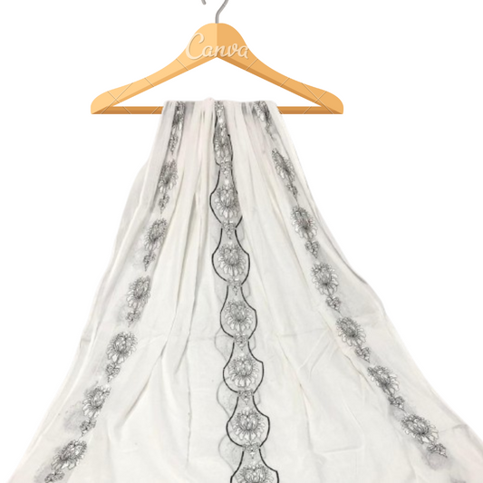 Pure Lawn Dyeable Dupatta