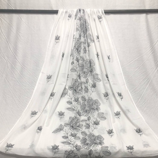 Pure Lawn Dyeable Dupatta