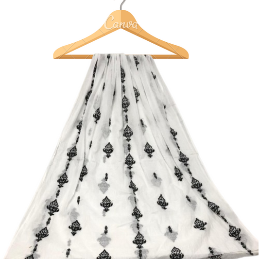 Pure Lawn Dyeable Dupatta
