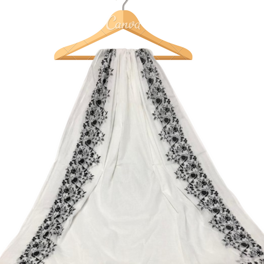 Pure Lawn Dyeable Dupatta