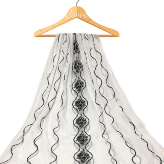 Pure Lawn Dyeable Dupatta