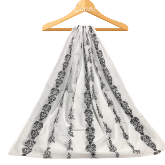 Pure Lawn Dyeable Dupatta