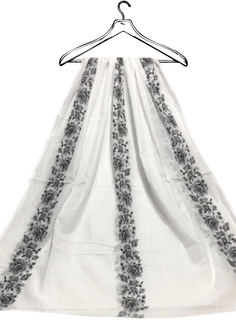 Pure Lawn Dyeable Dupatta